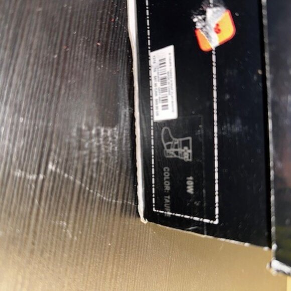 Taupe Three Strap Flat Bootie Size 10 - Picture 6 of 6